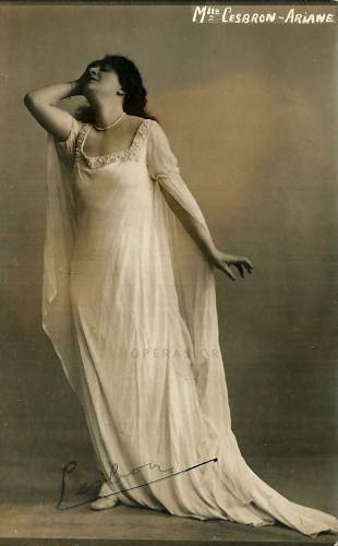 Suzanne Cesbron-Viseur (1879-1967) in Jules Massenet´s "Ariane"