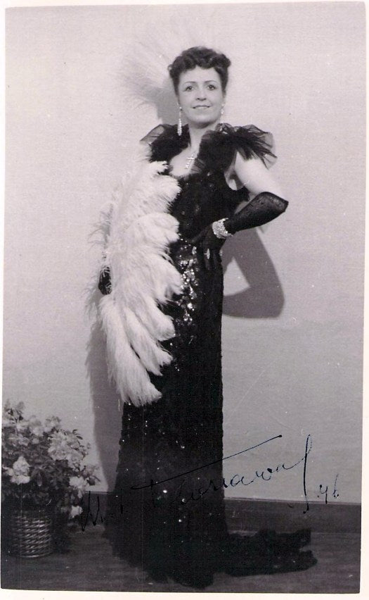Marie-Louise Floriaval (1910-1988) as Missia Palmieri (“The Merry Widow”)