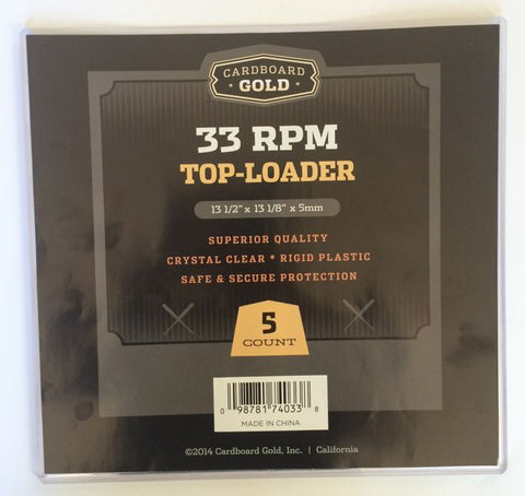 33 RPM top loader by Cardboard Gold