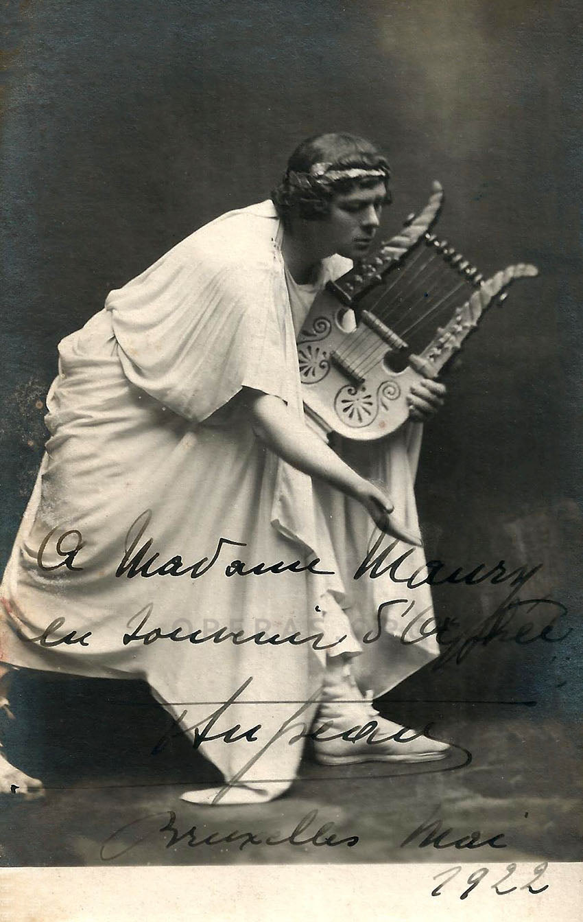 Fernand Ansseau (1890-1972) as Orphée (« Orphée et Eurydice »)
