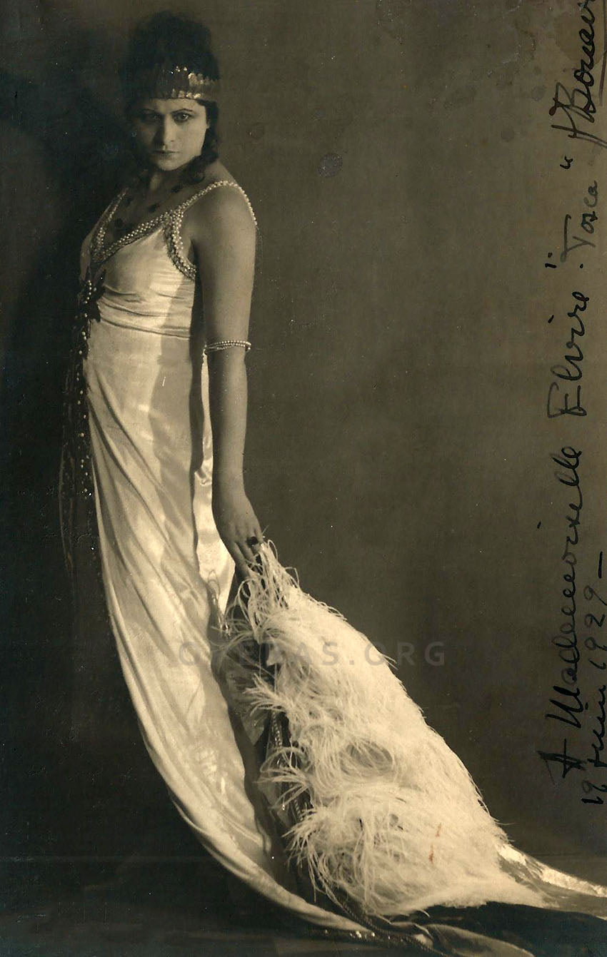 Jeanne Bonavia (1894-1938) as Floria Tosca