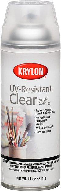 Krylon K01305 Gallery Series Artist and Clear Coatings Aerosol, 11-Ounce, UV-Resistant Clear Gloss