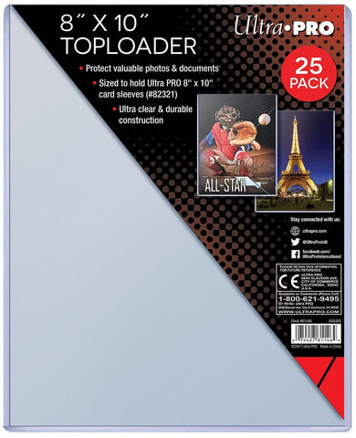 8x10 Photo Top Loaders by Ultra Pro