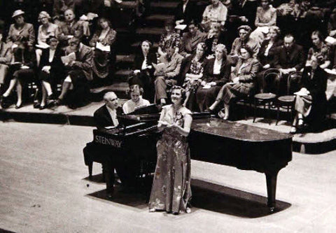 A 1951 recital in Edinburgh with Bruno Walter