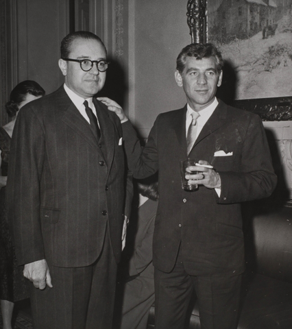 Ginastera and Bernstein in 1962