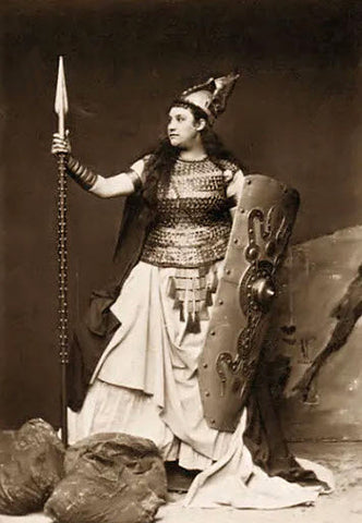 Amalie Materna as Brunnhilde - Bayreuth Inaugural Festival 1876