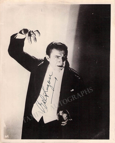 Bela Lugosi Signed Photo as Dracula