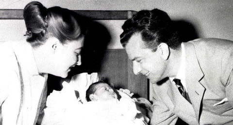 Cantelli with wife Iris and son Leonardo