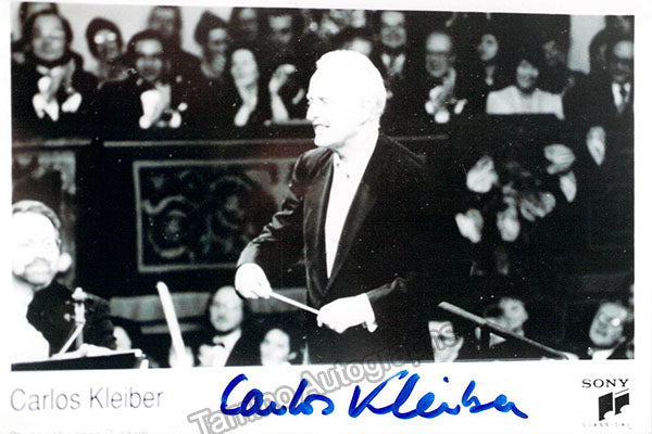 Kleiber, Carlos - Signed Photo Conducting