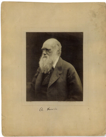 Charles Darwin Signed Photograph