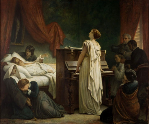 Death of Chopin by Félix-Joseph Barrias (1885)