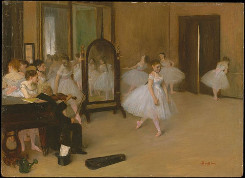 Degas The Dancing Class (1870)