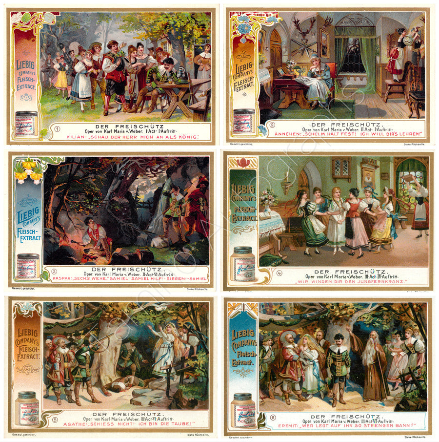 Der Freischutz 1901 - Liebig Cards