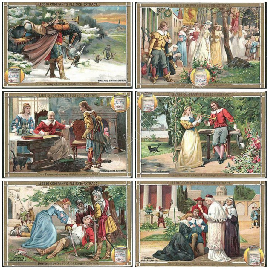 Der Trompeter von Sakkingen 1893 - Liebig Cards