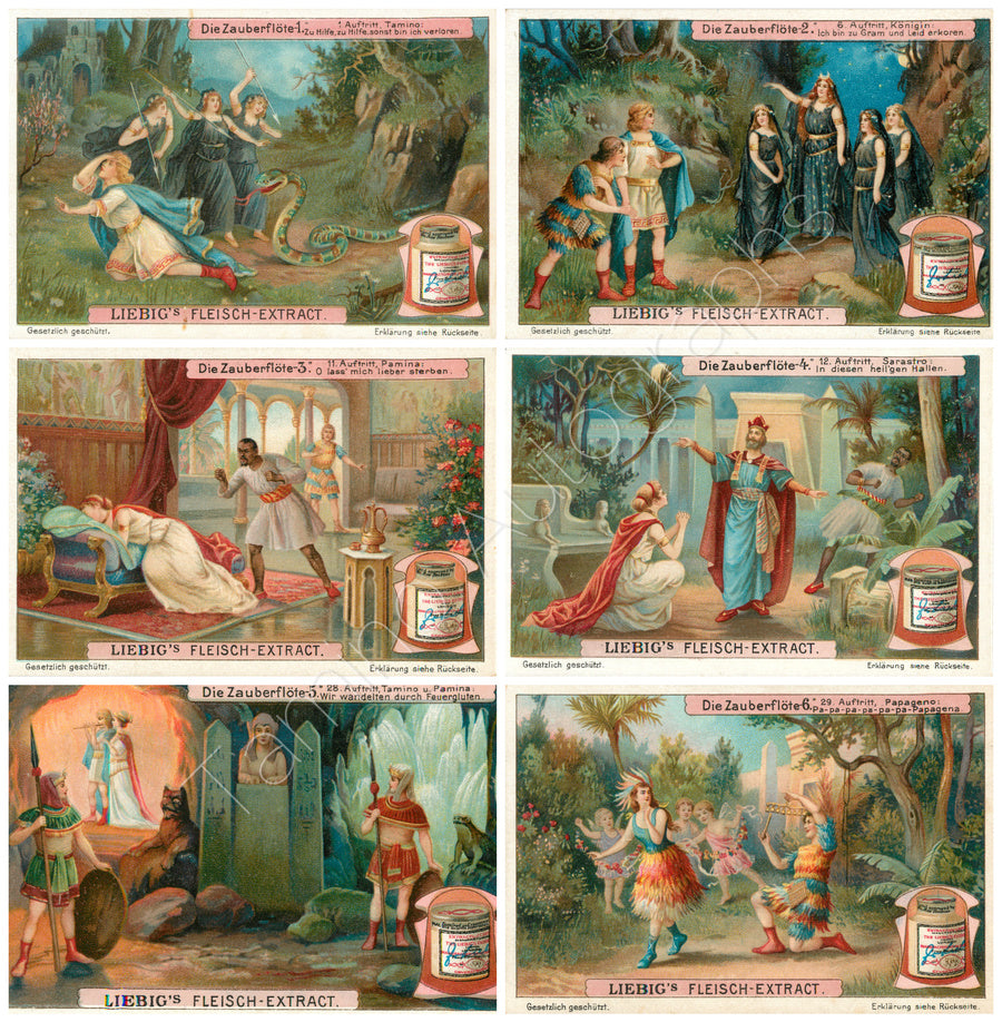 Die Zauberflote 1909 - Liebig Cards