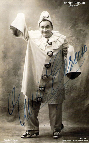 Enrico Caruso As Canio