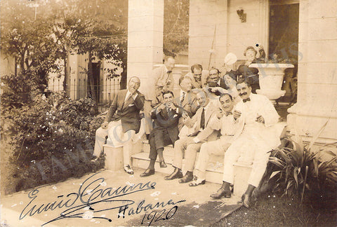 Enrico Caruso signed photo in Cuba