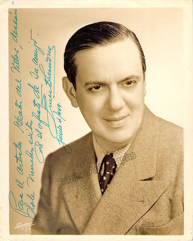 Ernesto Lecuona signed photo