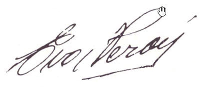 Eva Peron Signature