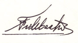 Fidel Castro Signature