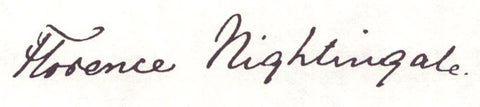 Florence Nightingale Signature