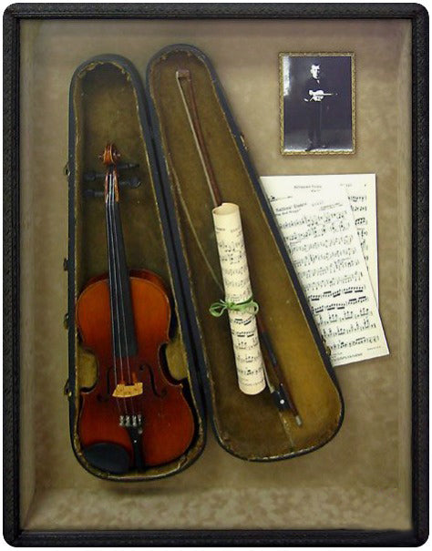 framed violin