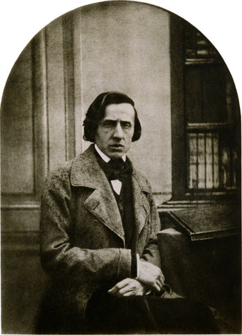 Frédéric Chopin photograph by Bisson circa 1849