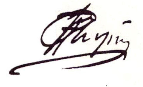 Frederic Chopin Signature