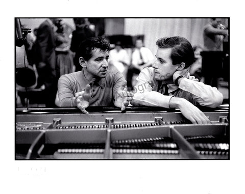 Glenn Gould and Leonard Bernstein 