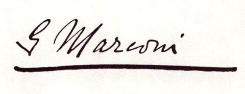 Guglielmo Marconi Signature