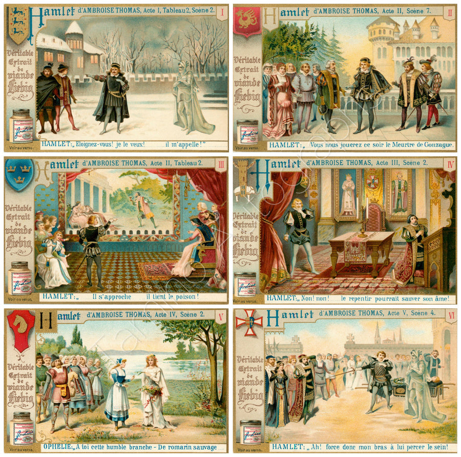 Hamlet 1900 - Liebig Cards