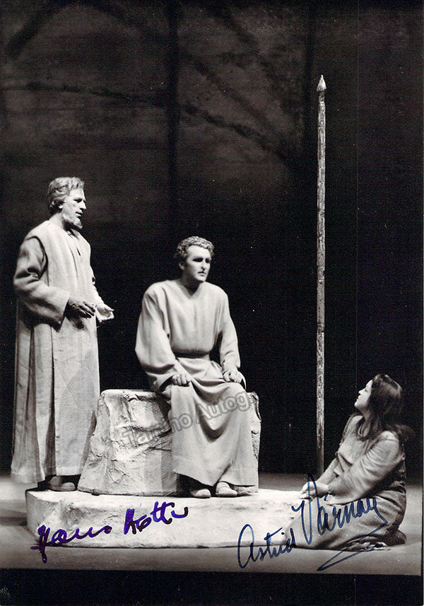 Hotter, Hans - Varnay, Astrid - Double Signed Photo in Parsifal at Bayreuth