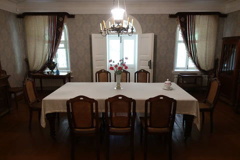 View of the dining room