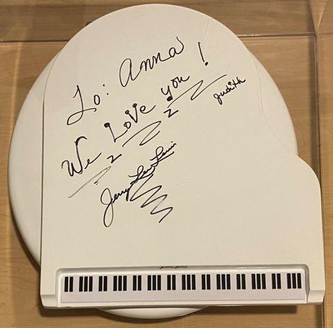 Jerry Lewis signed toilet seat