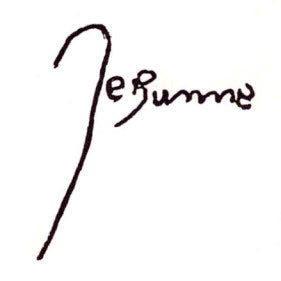 Joan of Arc Signature