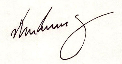 John F Kennedy Signature