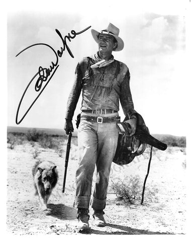 John Wayne Autograph
