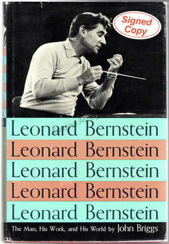 Leonard Bernstein signed book 