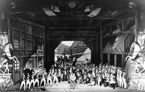 Lily Pons on stage in La Fille du Regiment