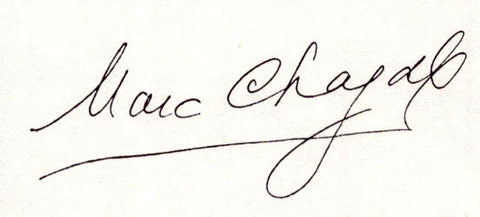 Marc Chagall Signature