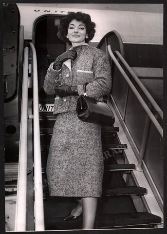 Maria Callas Arrival