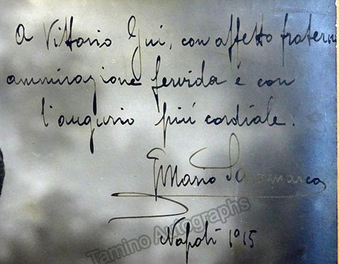 Mario Sammarco Autograph Detail
