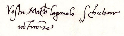 Michelangelo Buonarroti Signature