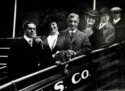Nordica arriving in Sydney in 1913