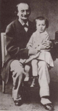 Offenbach with his son Auguste