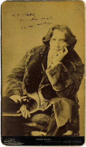 Oscar Wilde signed photo