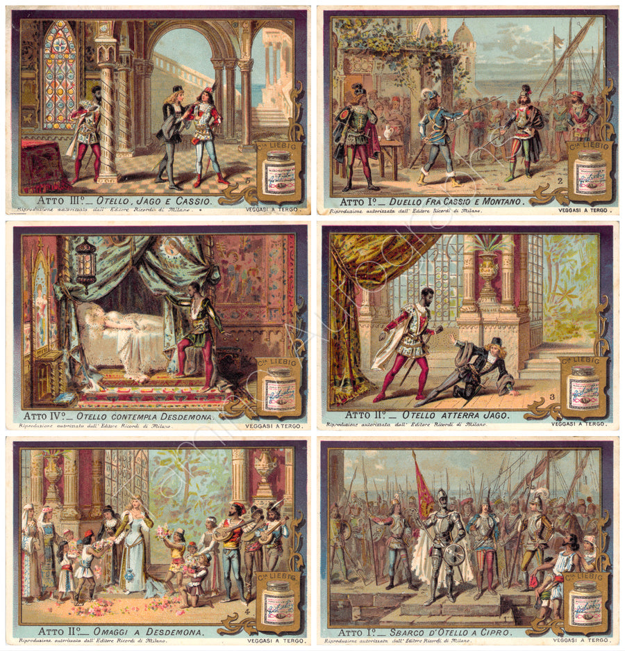 Otello 1888 - Liebig Cards