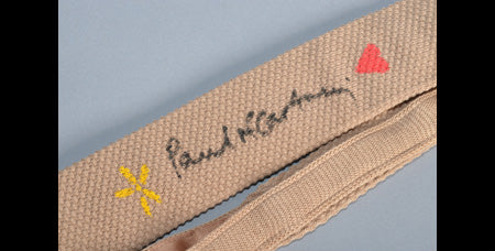 Paul McCartney signed Tie