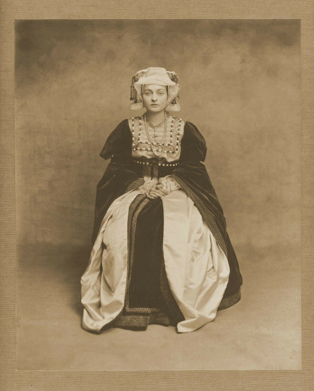 Platinum Print of a woman c.1910