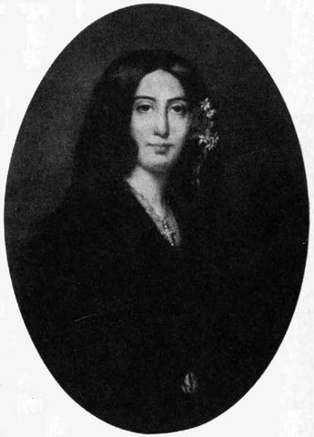 George Sand by Auguste Carpentier (1832)